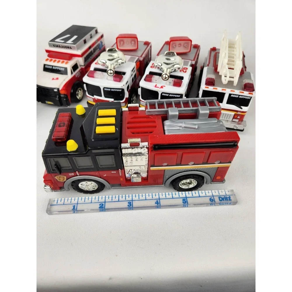 Lot TONKA Fire Trucks And Emergency Vehicles Police Car Garbage First Responders